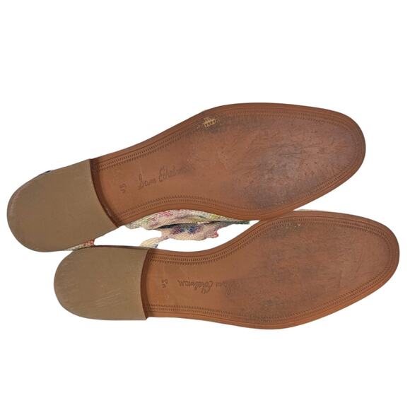 Sam Edelman Shoes Womens Size 8.5 Loraine Floral Sequin Horsebit Loafer Slip On - Picture 11 of 12